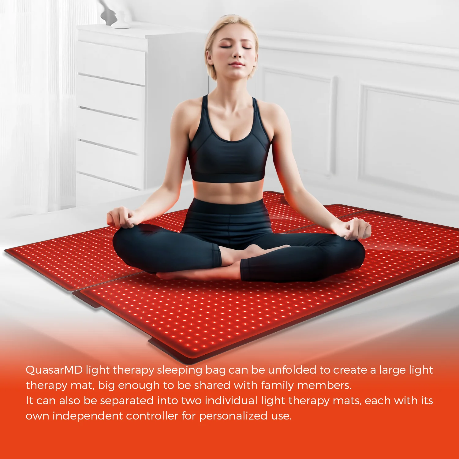 QuasarMD Red Light Therapy Full Body Mat - Image 12