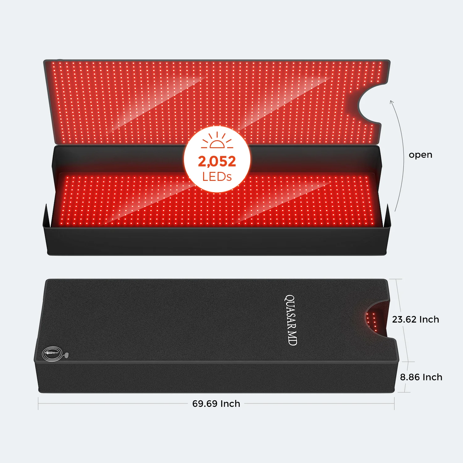 QuasarMD Red Light Therapy Full Body Mat - Image 5